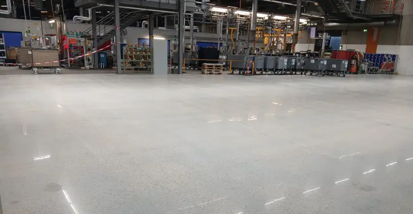 Odnowienie posadzek dla producenta systemów oczyszczania spalin