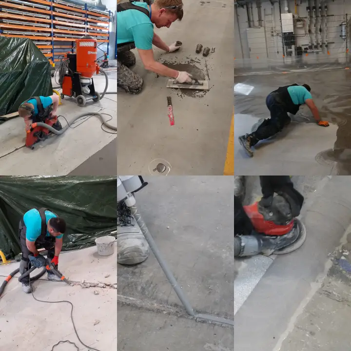 Naprawy posadzki probeton