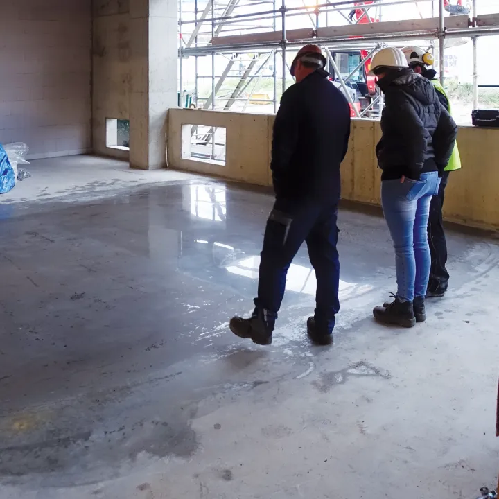 pole próbne betonu polerowanego w systemie nortec