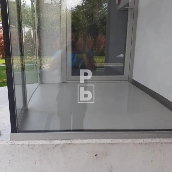 Beton impregnowany z kolorem