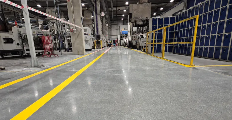 Modernizacja posadzki betonowej dla Mubea Automotive Poland – Case Study