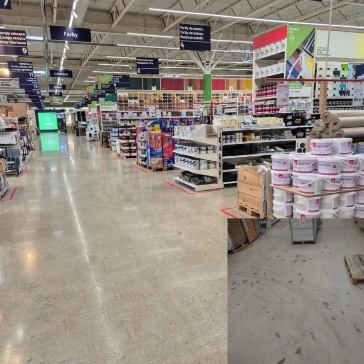 Beton polerowany zamiast płytek winylowych